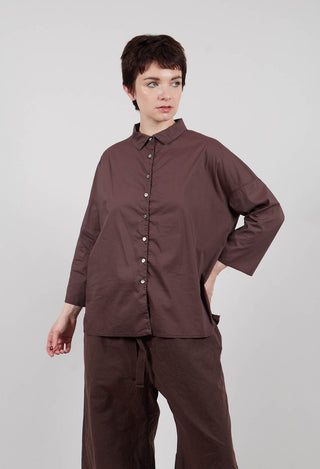Short Collar Shirt TSL in Grape
