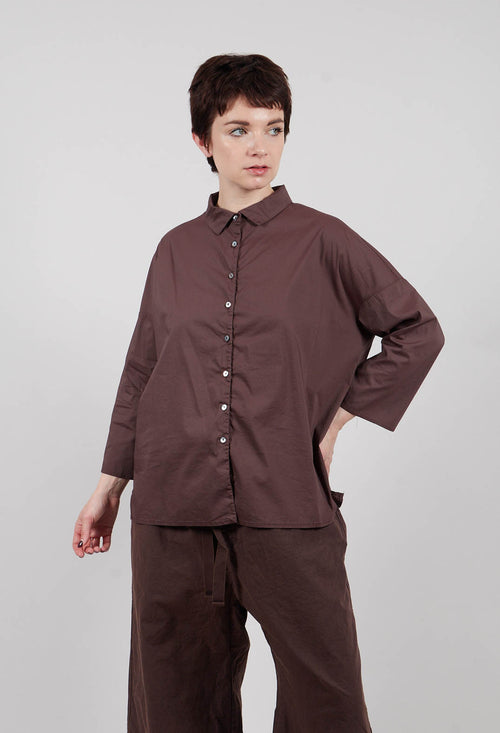 Short Collar Shirt TSL in Grape