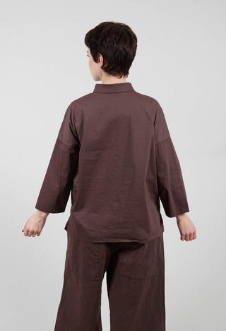 Short Collar Shirt TSL in Grape