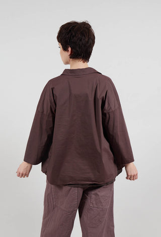Short Collar Shirt TSL in Grape