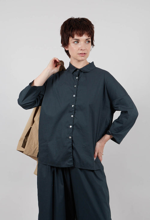 Short Collar Shirt TSL in Thyme