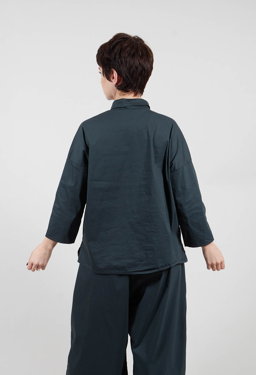 Short Collar Shirt TSL in Thyme
