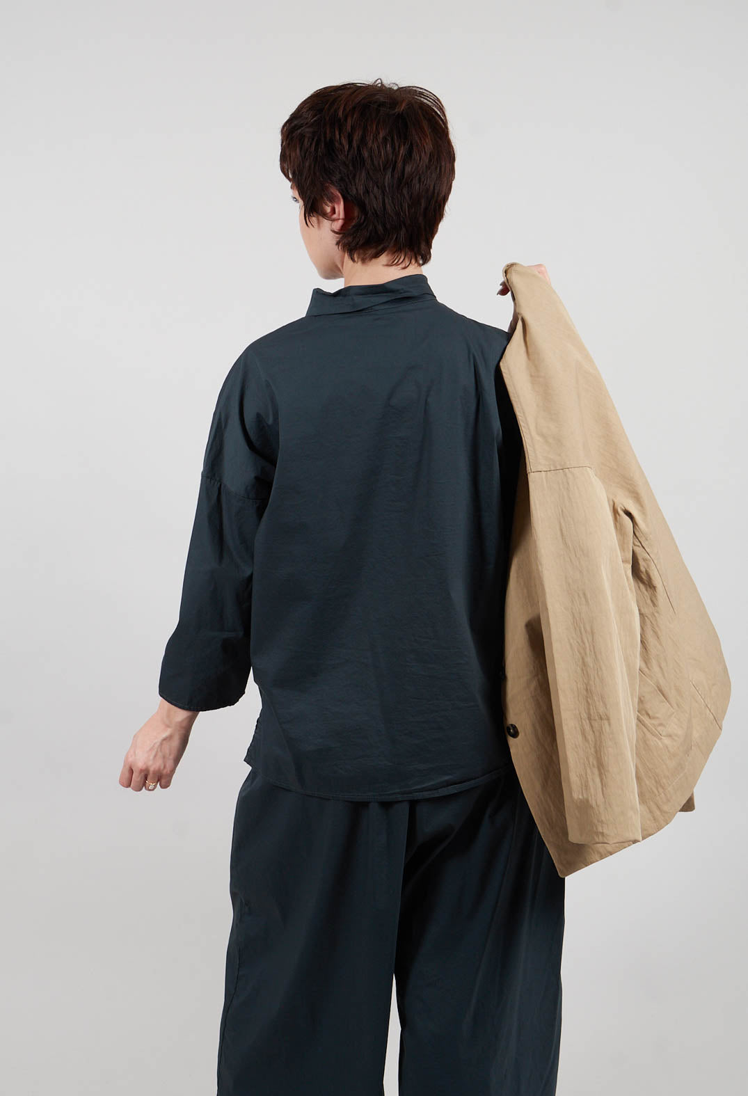 Short Collar Shirt TSL in Thyme