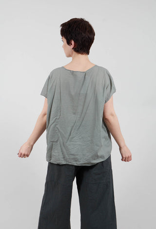 Sleeveless T-Shirt TL in Sage