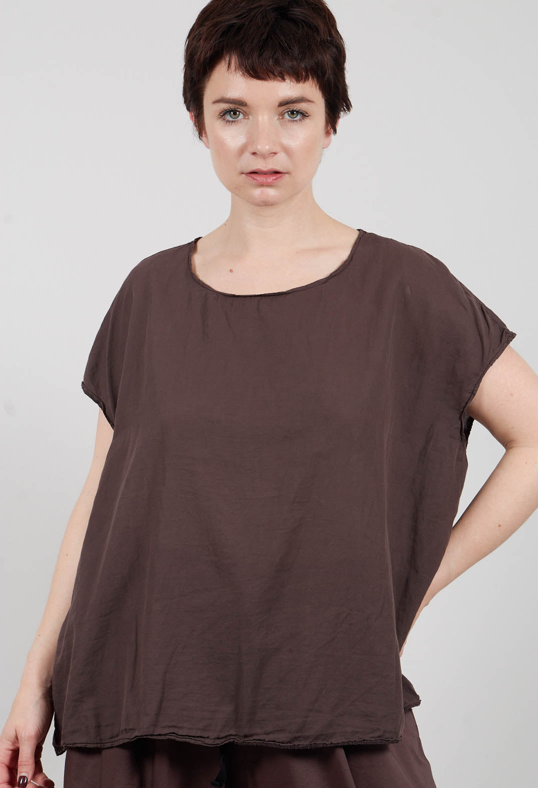 Sleeveless T-Shirt TL in Grape