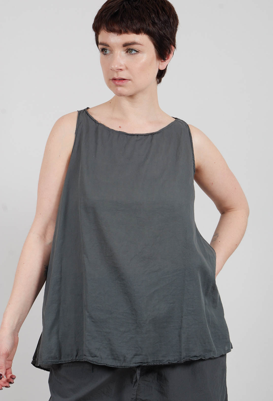 Tank Top TL in Thyme