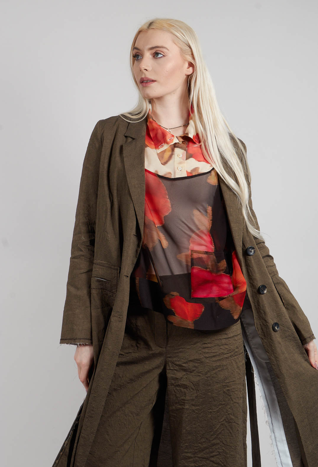 Brad Coat in Light Brown