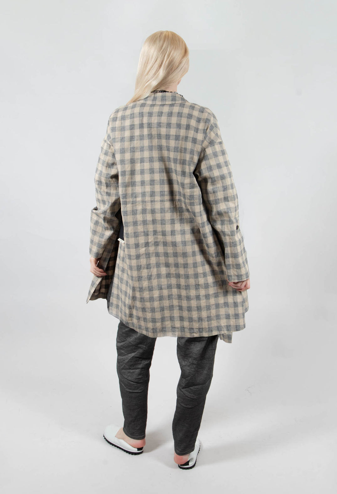 Delfo Coat in Khaki