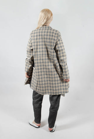 Delfo Coat in Khaki