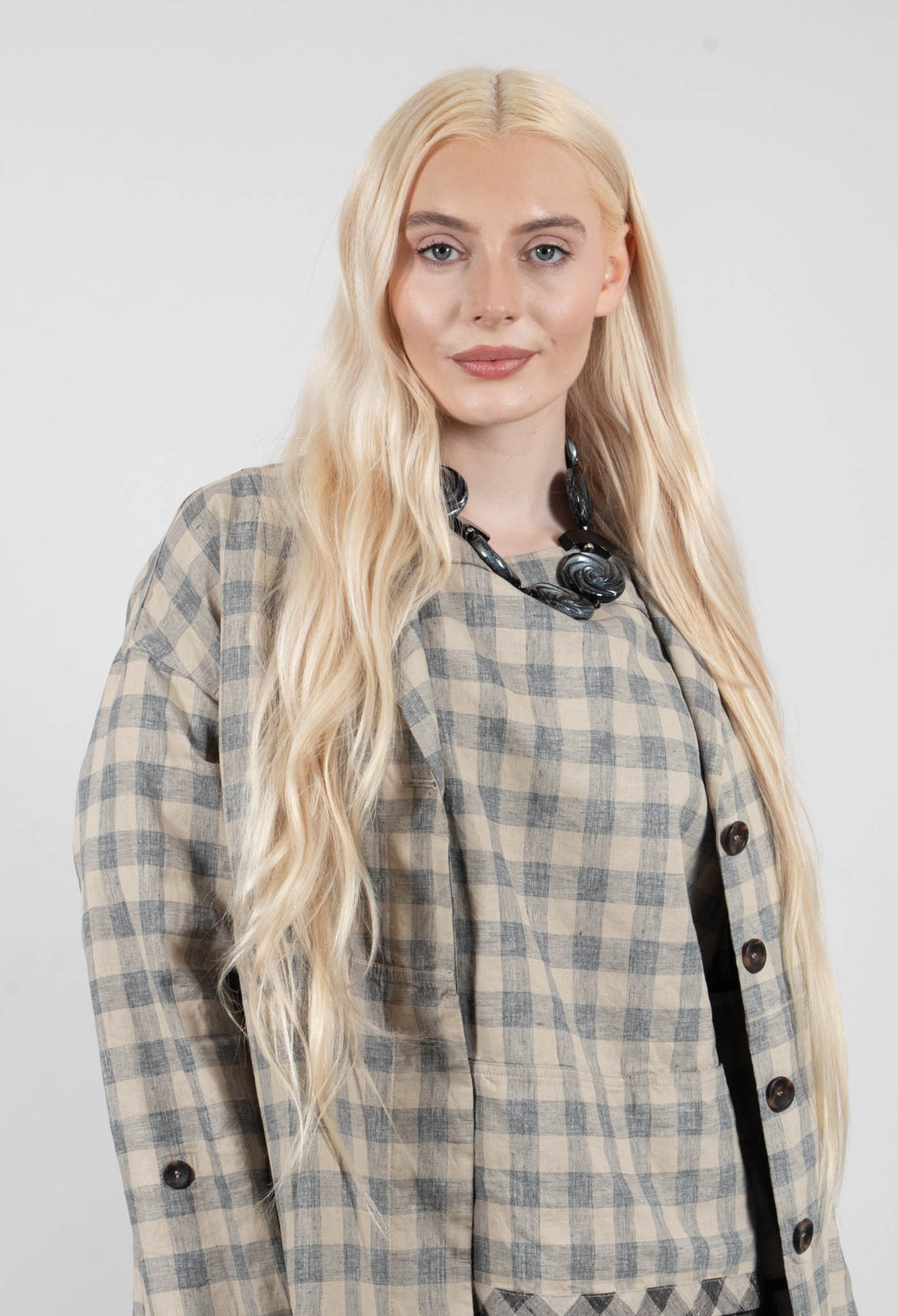 Delfo Coat in Khaki