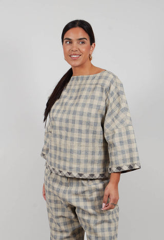 Devo Blouse in Khaki