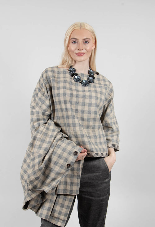 Devo Blouse in Khaki
