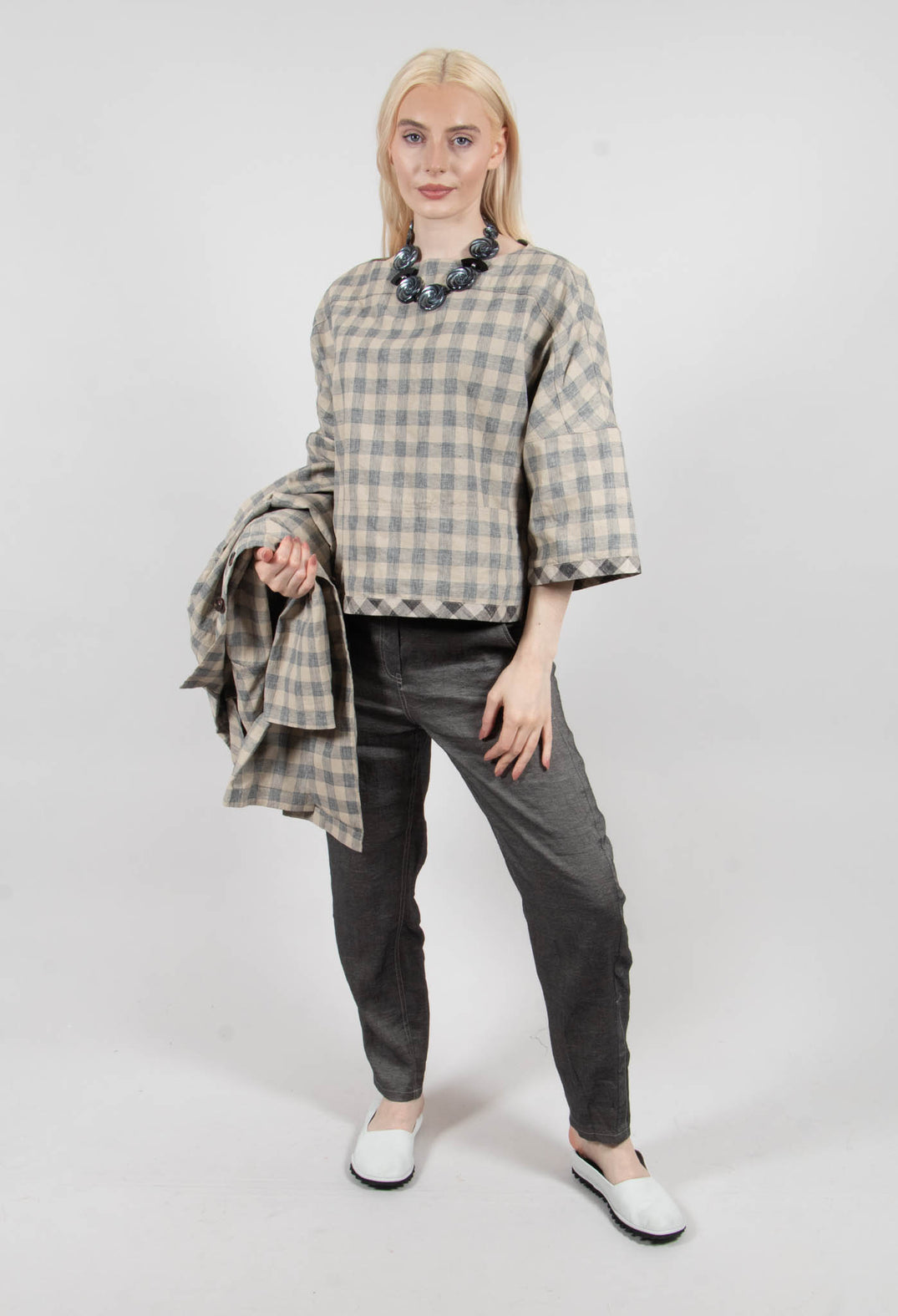 Devo Blouse in Khaki
