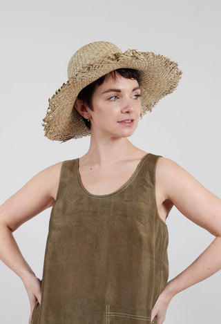 Fran Straw Hat in Beige