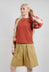 Grip Knitted Top in Red