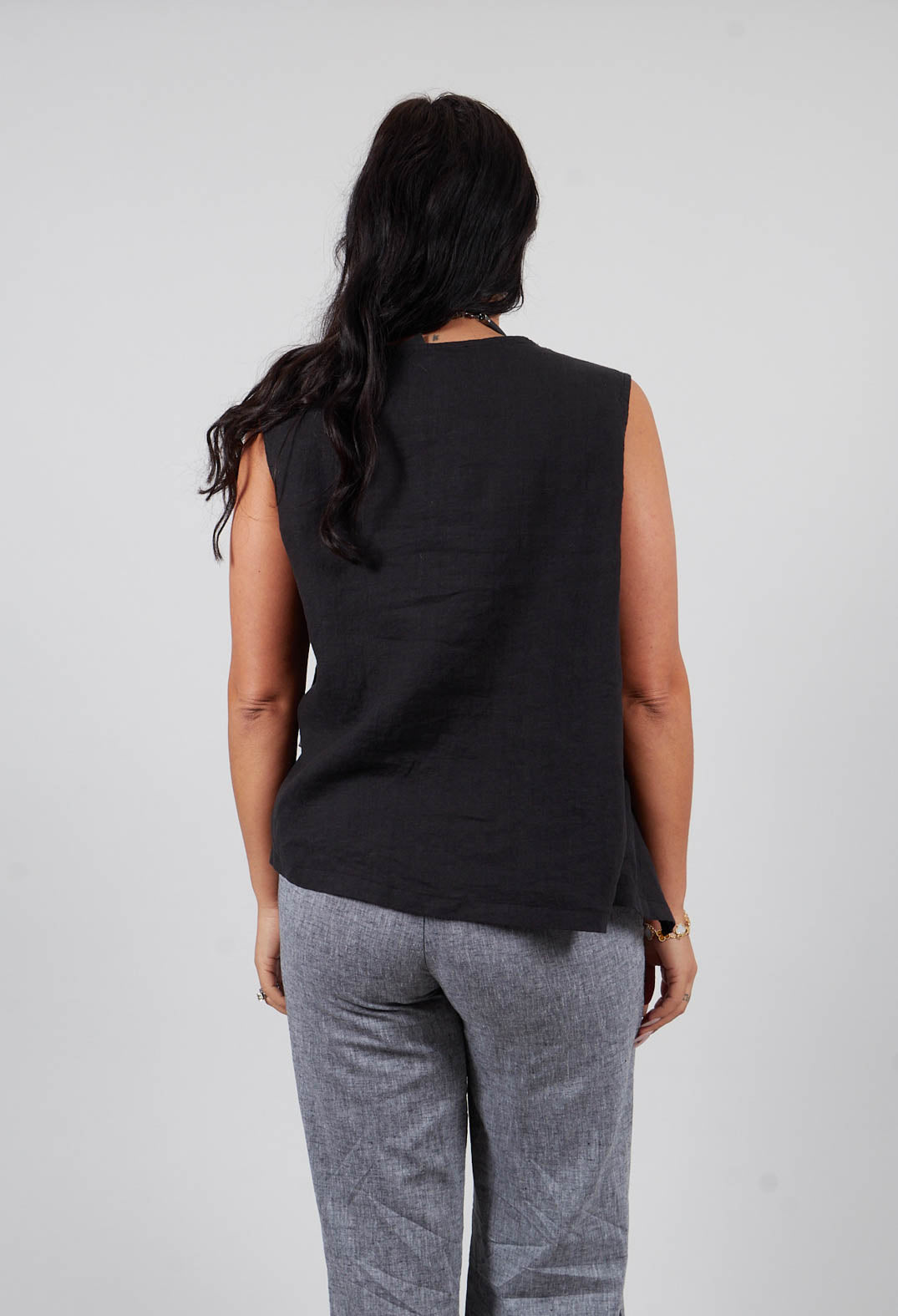 Waistcoat in Black Pattern