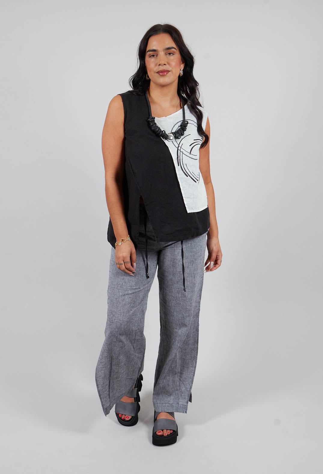 Waistcoat in Black Pattern