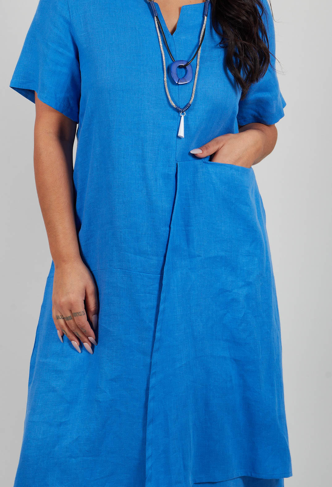 Sacs Dress in Electric Blue
