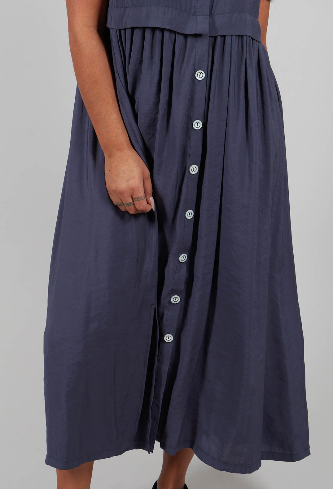 Sleeveless Dress in Indigo