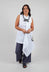 Aysmmetrical Dress in White