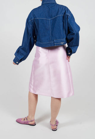 Pencil Skirt in Seashell Pink