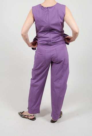 Straight Leg Pants in Purple Heart