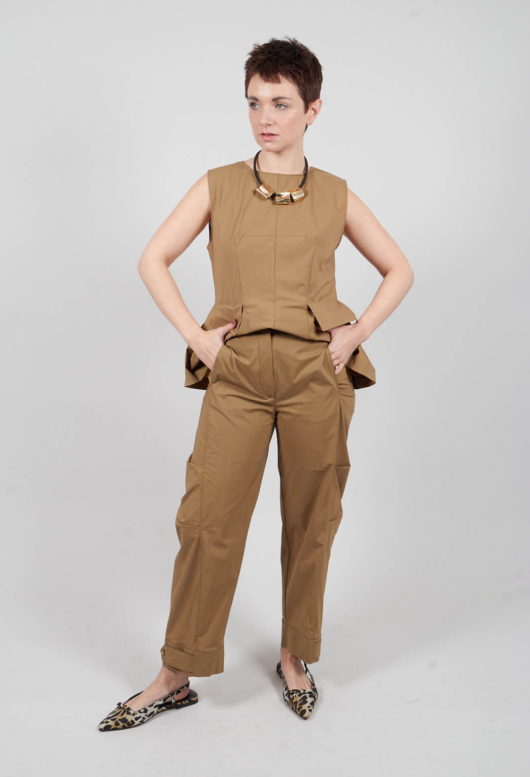 Straight Leg Pants in Licorice