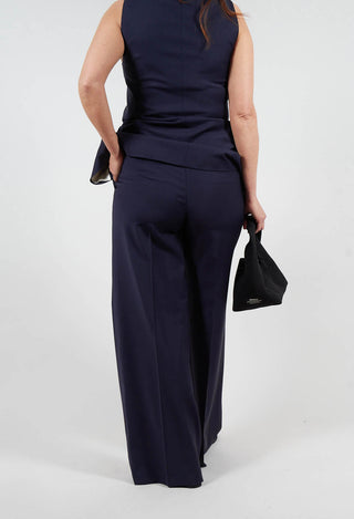 Wide Leg Trousers in Inkling