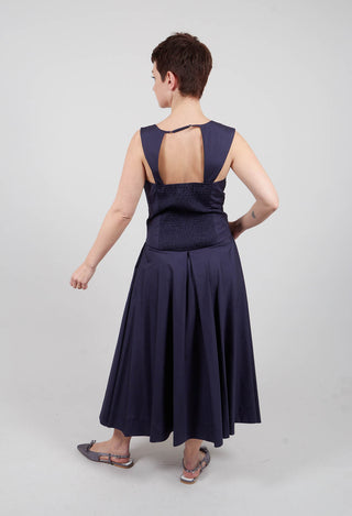 Poplin Dress in Inkling