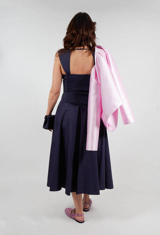 Poplin Dress in Inkling