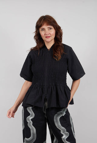 Fukkura Blouse in Black