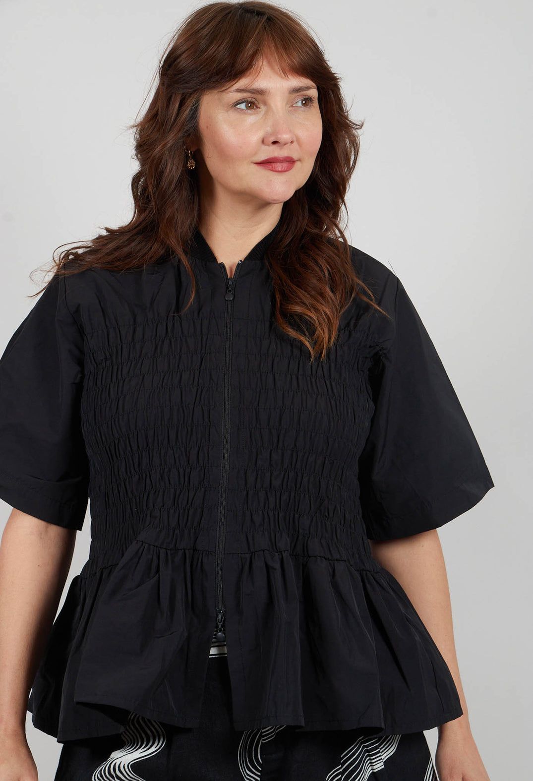 Fukkura Blouse in Black