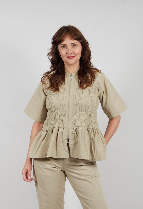 Fukkura Blouse in Brown