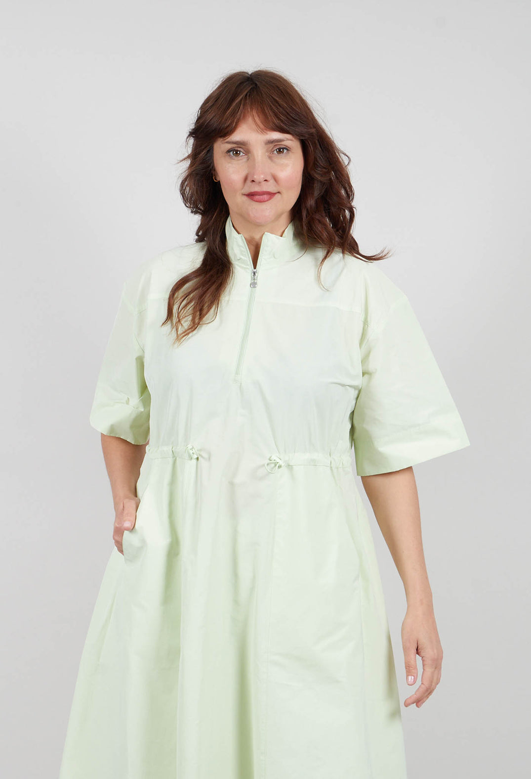 Fukkura Dress in Green