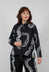 Hikazu Raglan Jacket in Black & White