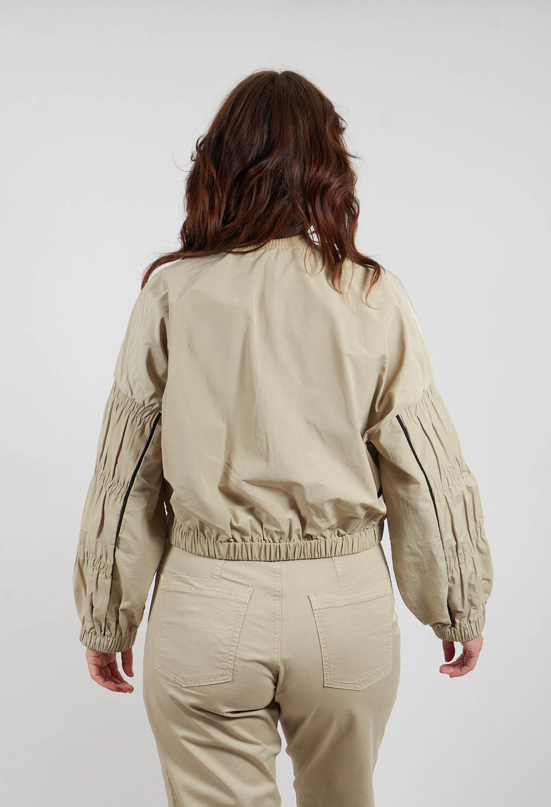 Fukkura Bomber Jacket in Brown