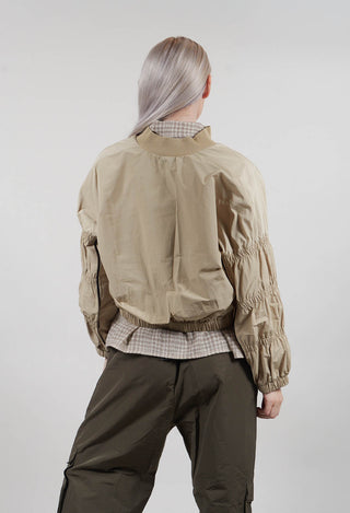 Fukkura Bomber Jacket in Brown