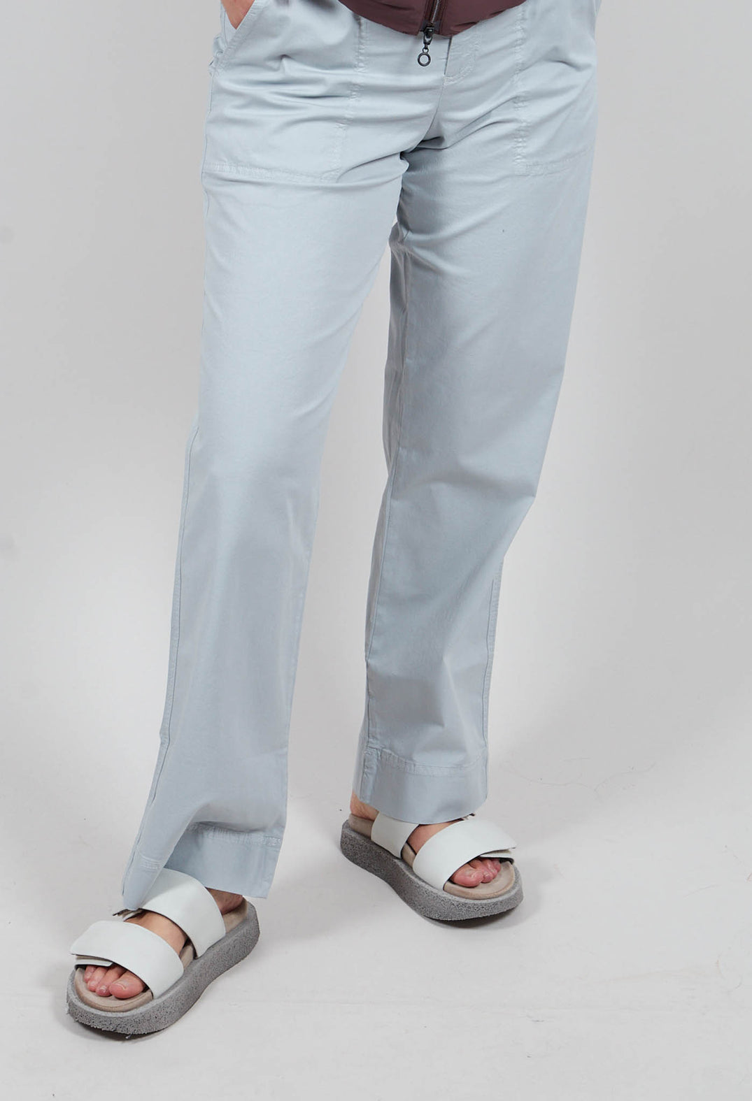Kihon Long Straight Pants in Grey