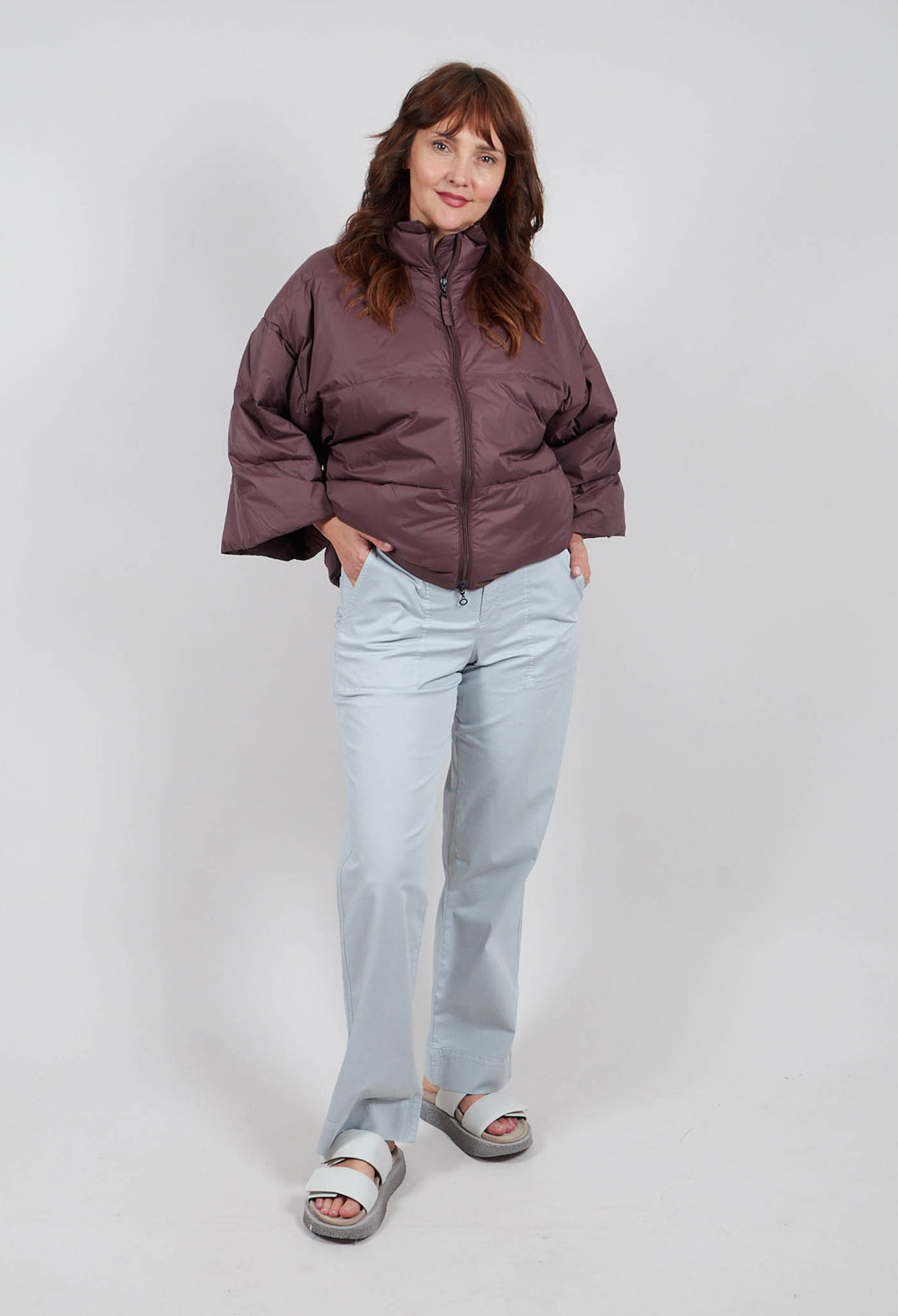 Kihon Long Straight Pants in Grey