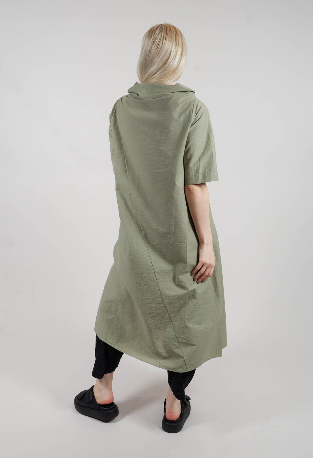 Asymmetric Tunic in Green