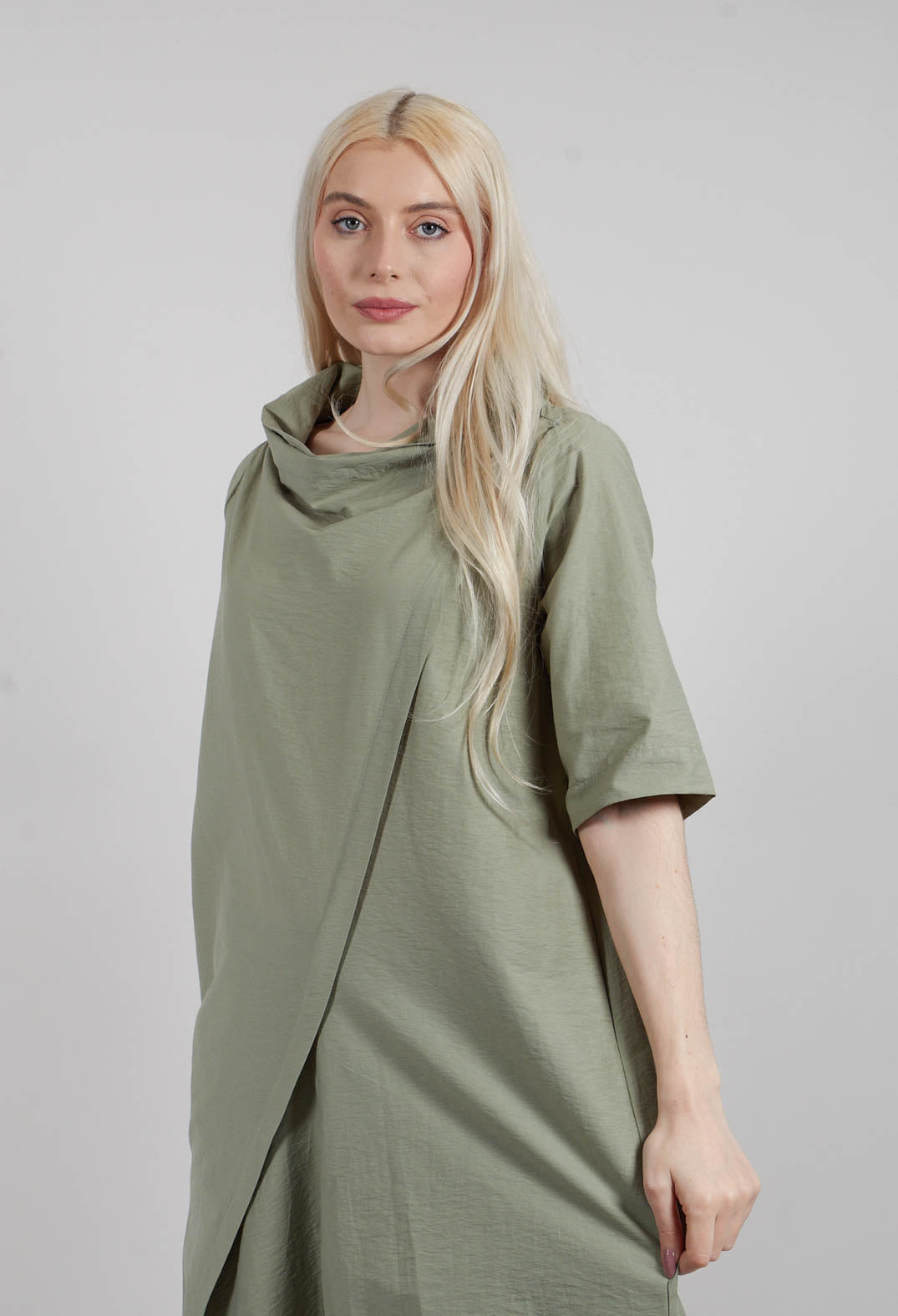 Asymmetric Tunic in Green