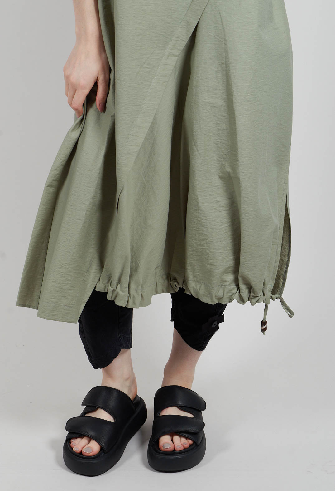 Asymmetric Tunic in Green