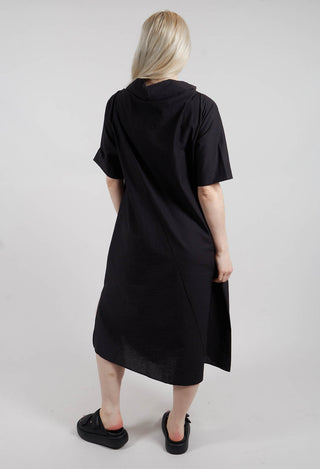 Asymmetric Tunic in Black