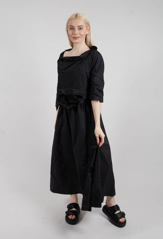Belted Dress in Black