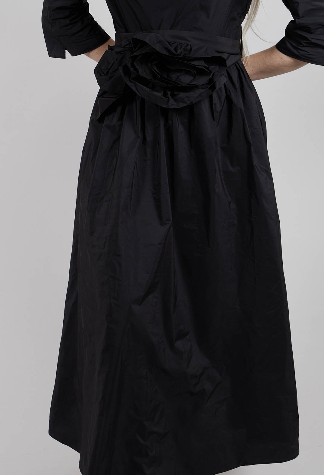 Belted Dress in Black