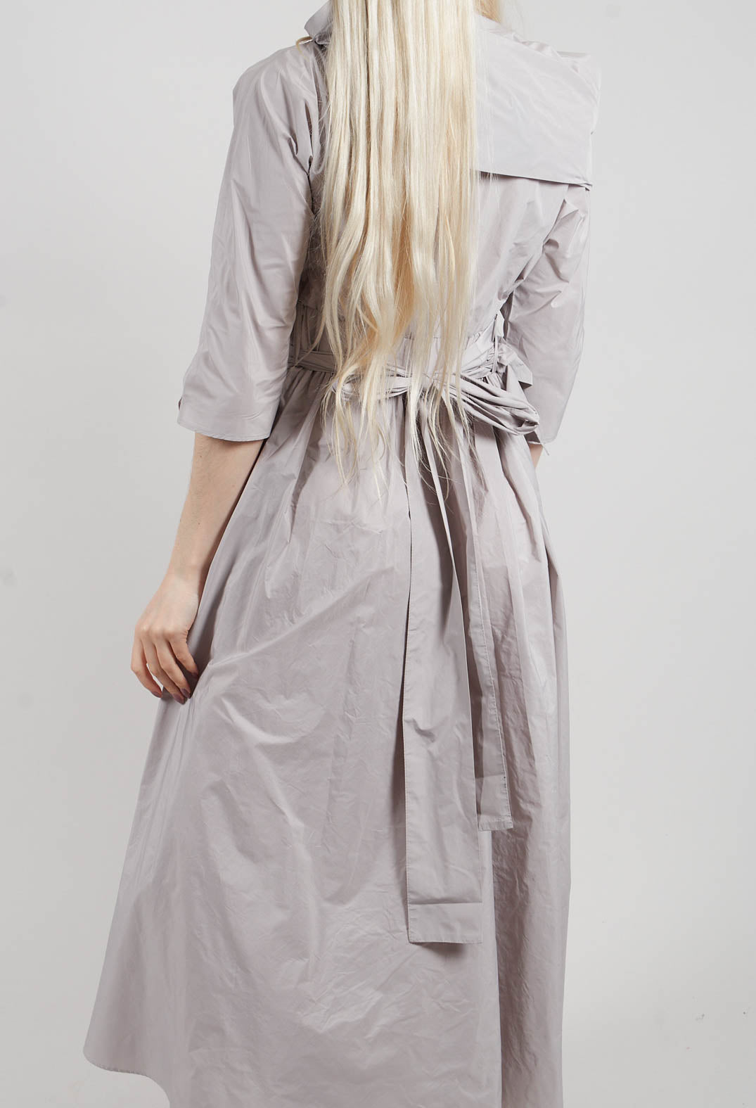 Belted Dress in Stone