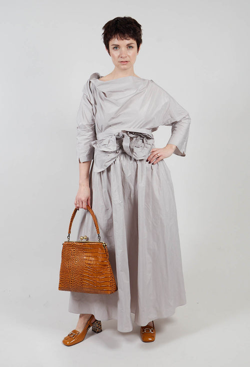 Belted Dress in Stone