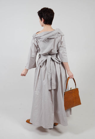 Belted Dress in Stone