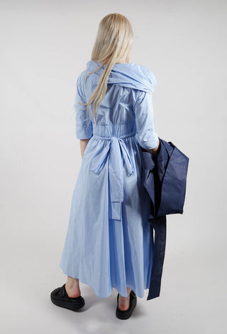 Belted Dress in Sky Blue
