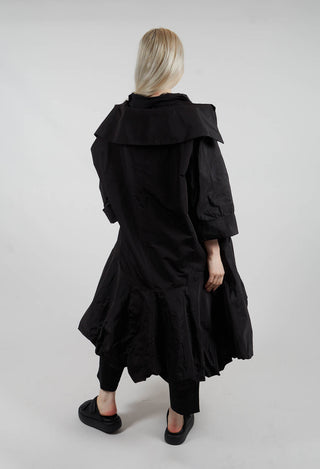 Balloon Skirt Dress in Black